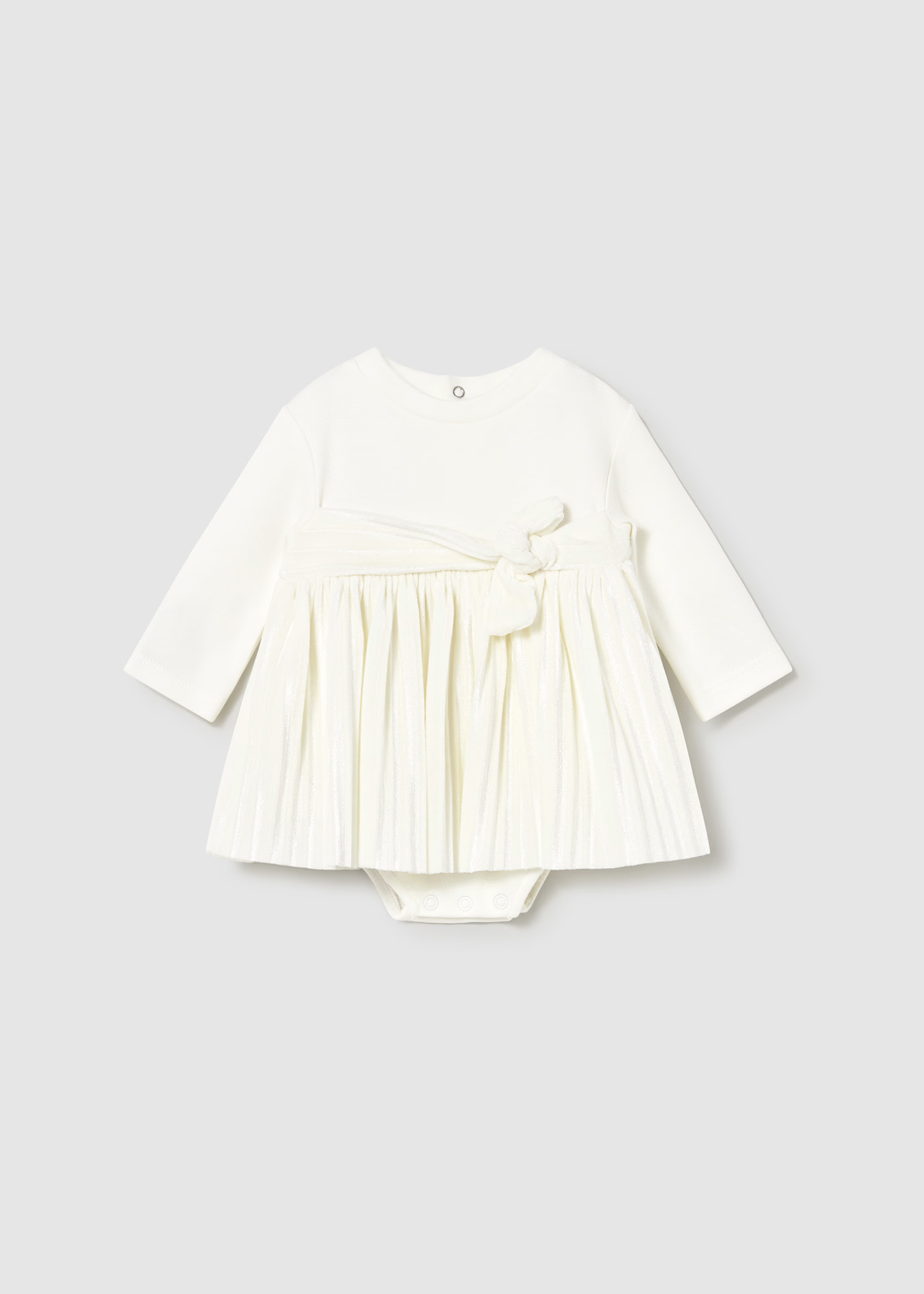 Newborn Girl Gathered Dress