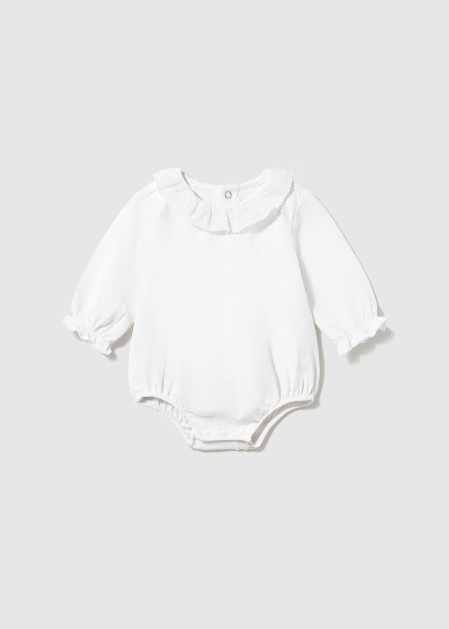 Newborn Girl Bodysuit -  White