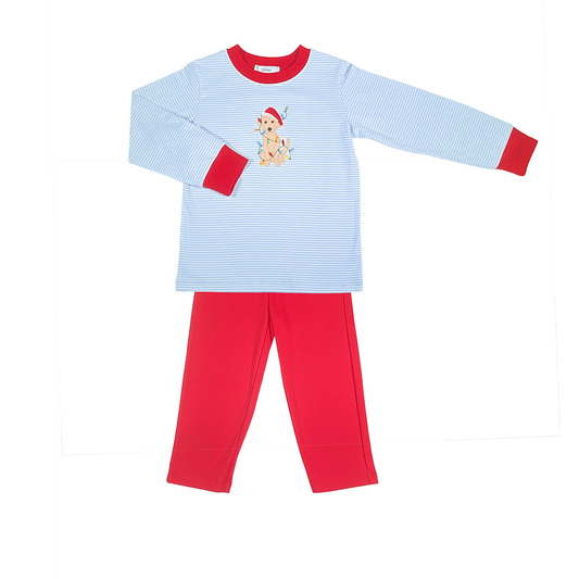 Christmas Lights Boys Pants Set