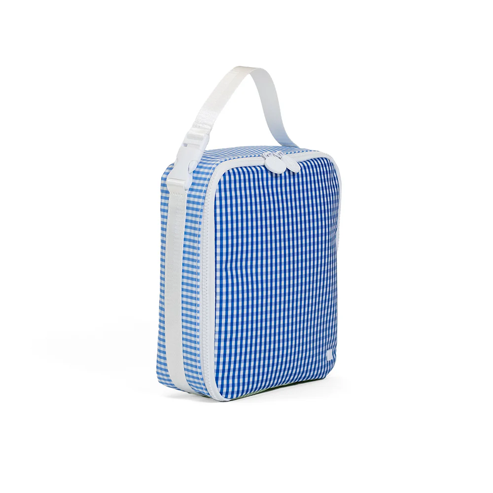 Lunch Box Insulated Lunch Bag - Patch Blue