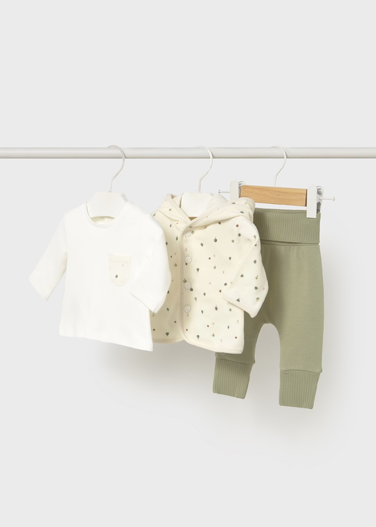 Newborn 3-Piece Set-Sage