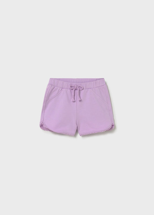 Baby French Terry Shorts - Lilac