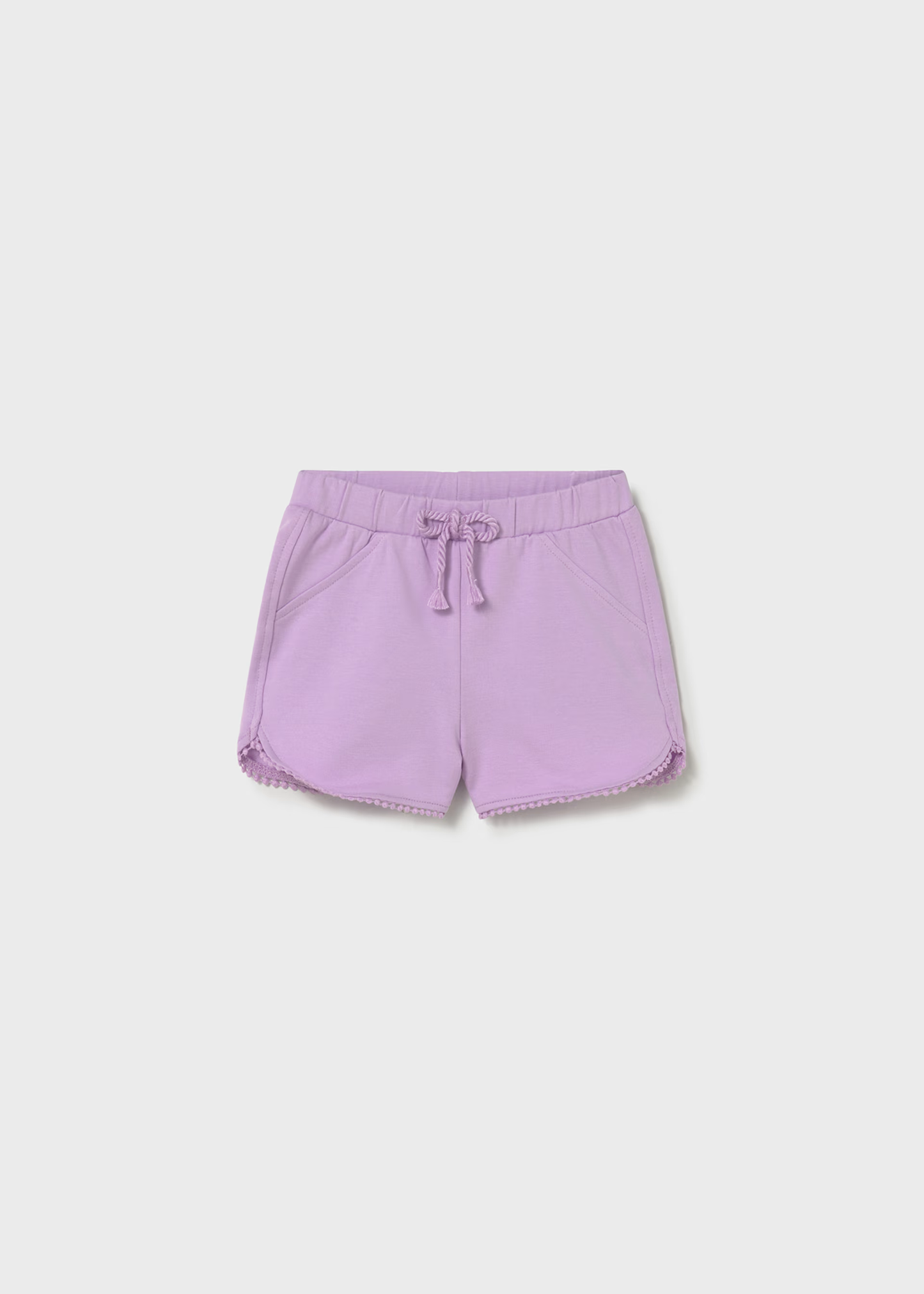Baby French Terry Shorts - Lilac