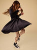 Velour Ballet Dress - Jet Black