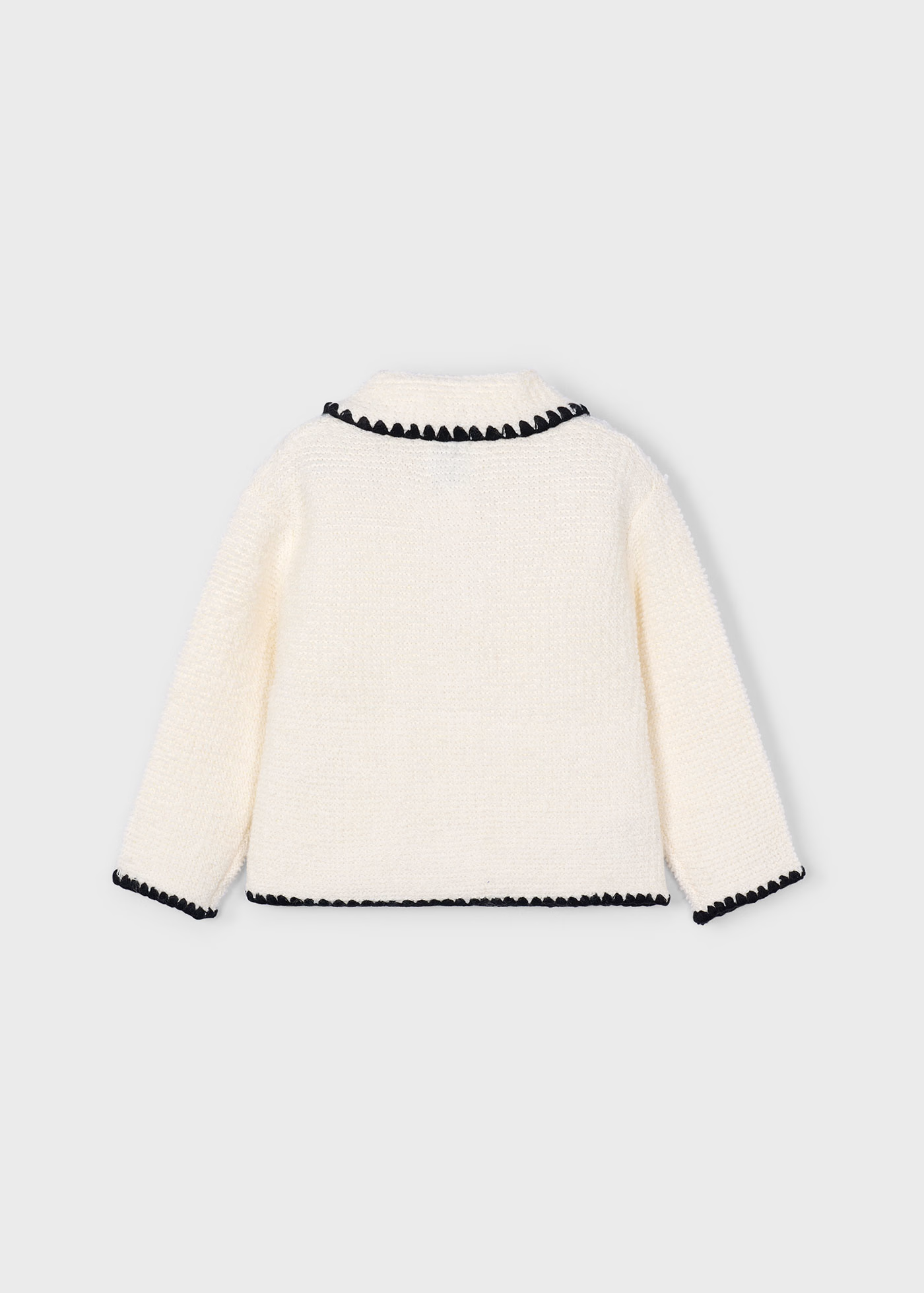 Girl Knit Jacket - Almond
