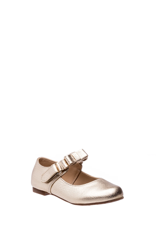 Mary Jane with Bow - Gold
