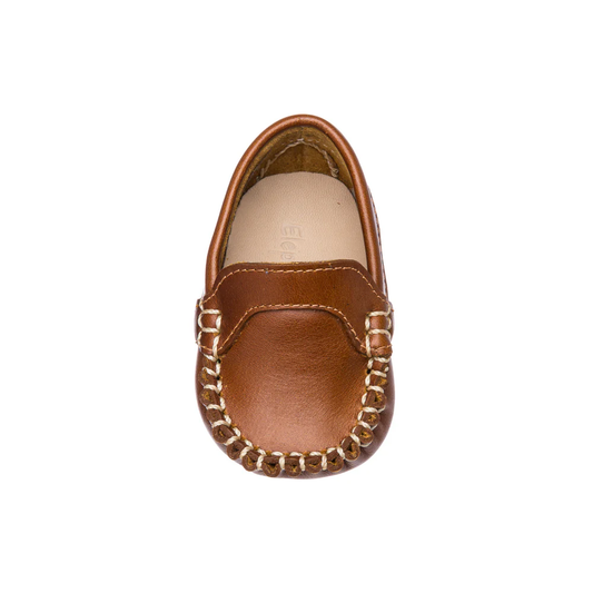 Baby Moccasins - Natural Leather