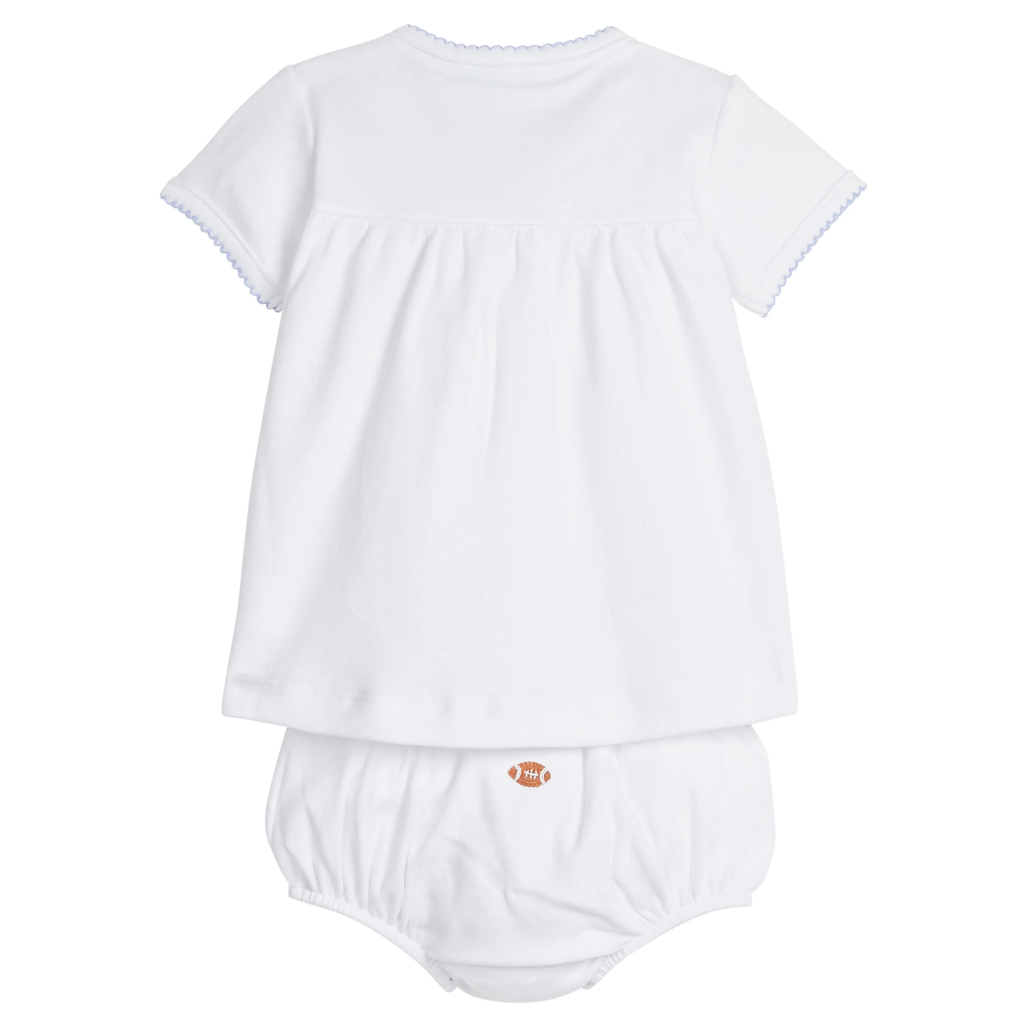 Pinpoint Layette Knit Set - Football