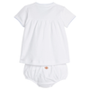 Pinpoint Layette Knit Set - Football
