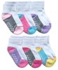 Jefferies Socks Color Block Half Cushion Quarter Socks - 6 Pair Pack