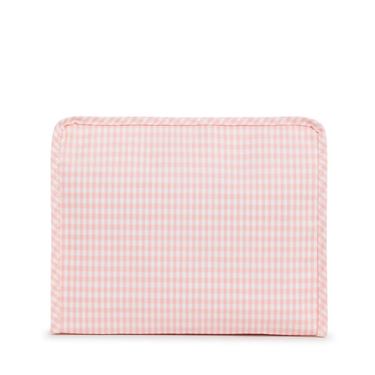 Roadie Medium Zip Pouch - Gingham Taffy