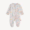 Magnetic Convertible Footie - Shroom and Bloom with Ruffles