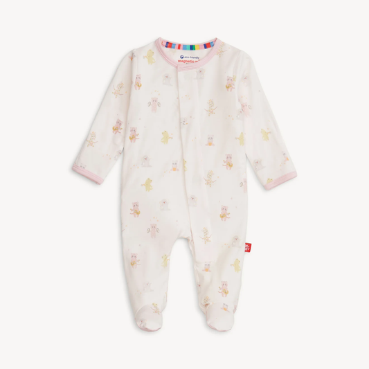 Pink Baby Beats Modal Footie