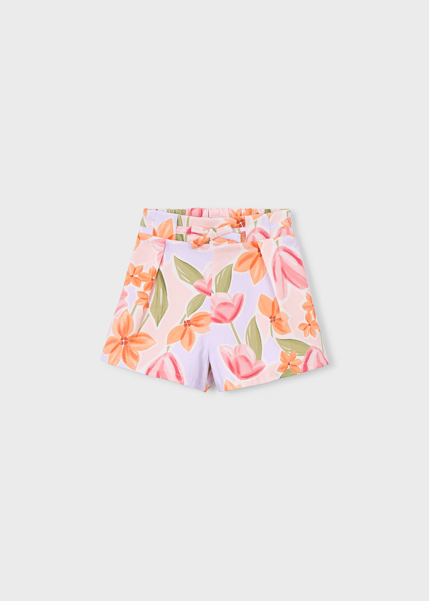 Girl Pleated Printed Skort - Blossom