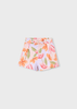 Girl Pleated Printed Skort - Blossom