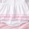 Leaping Bunnies Ruffle Bubble - Pink