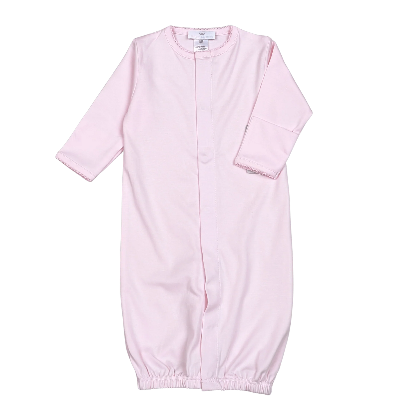 Pink Converter Gown Pink Picot Trim