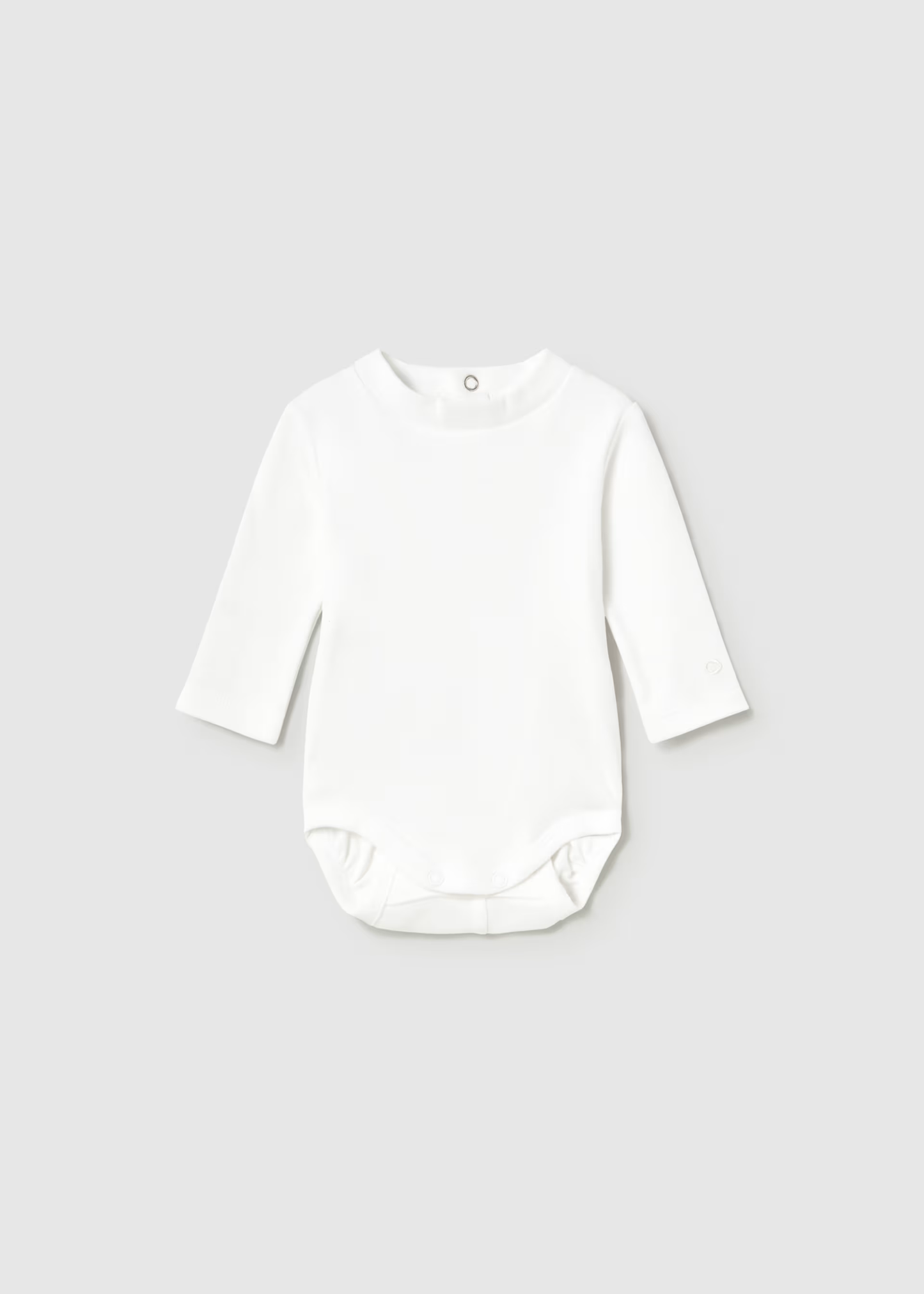 Newborn Boy Bodysuit - White