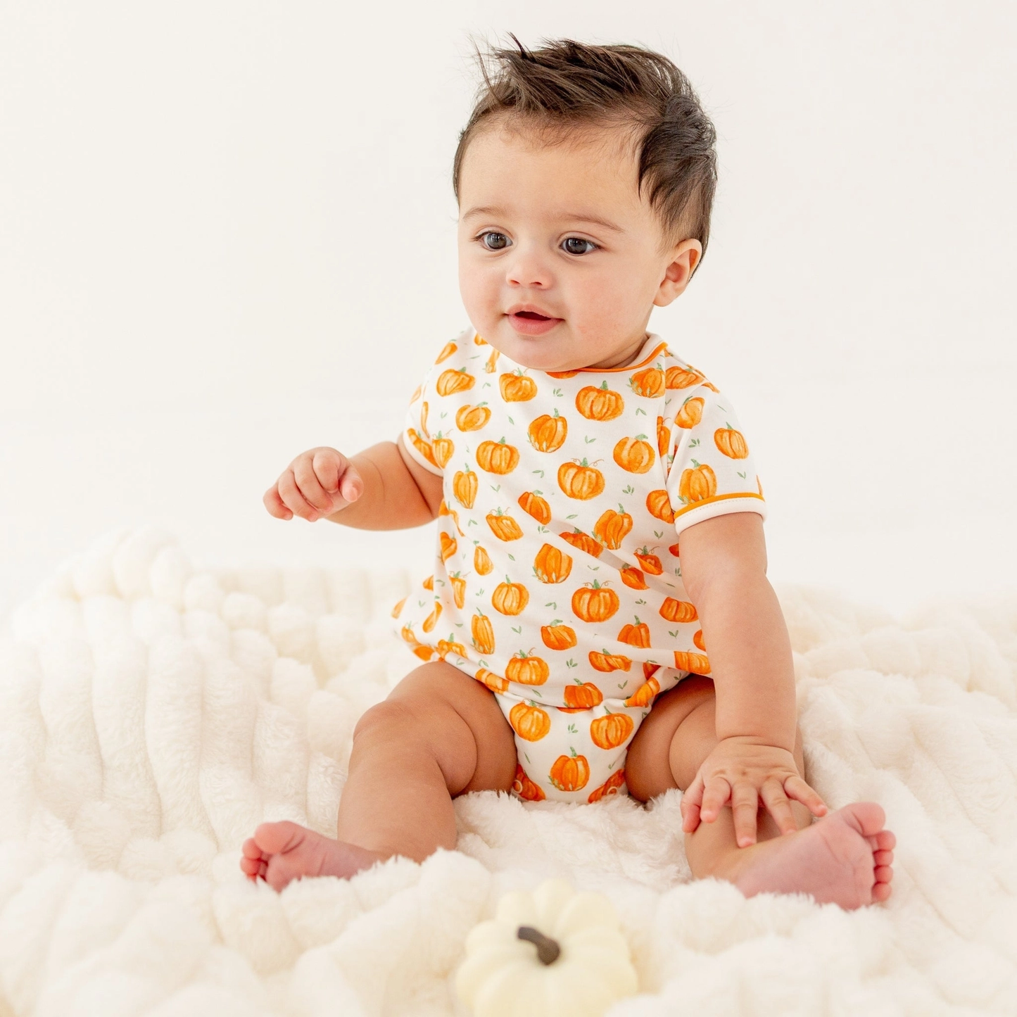 Pumpkin Grove Short Sleeve Bubble