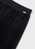 Girl Basic Velvet Leggings - Black