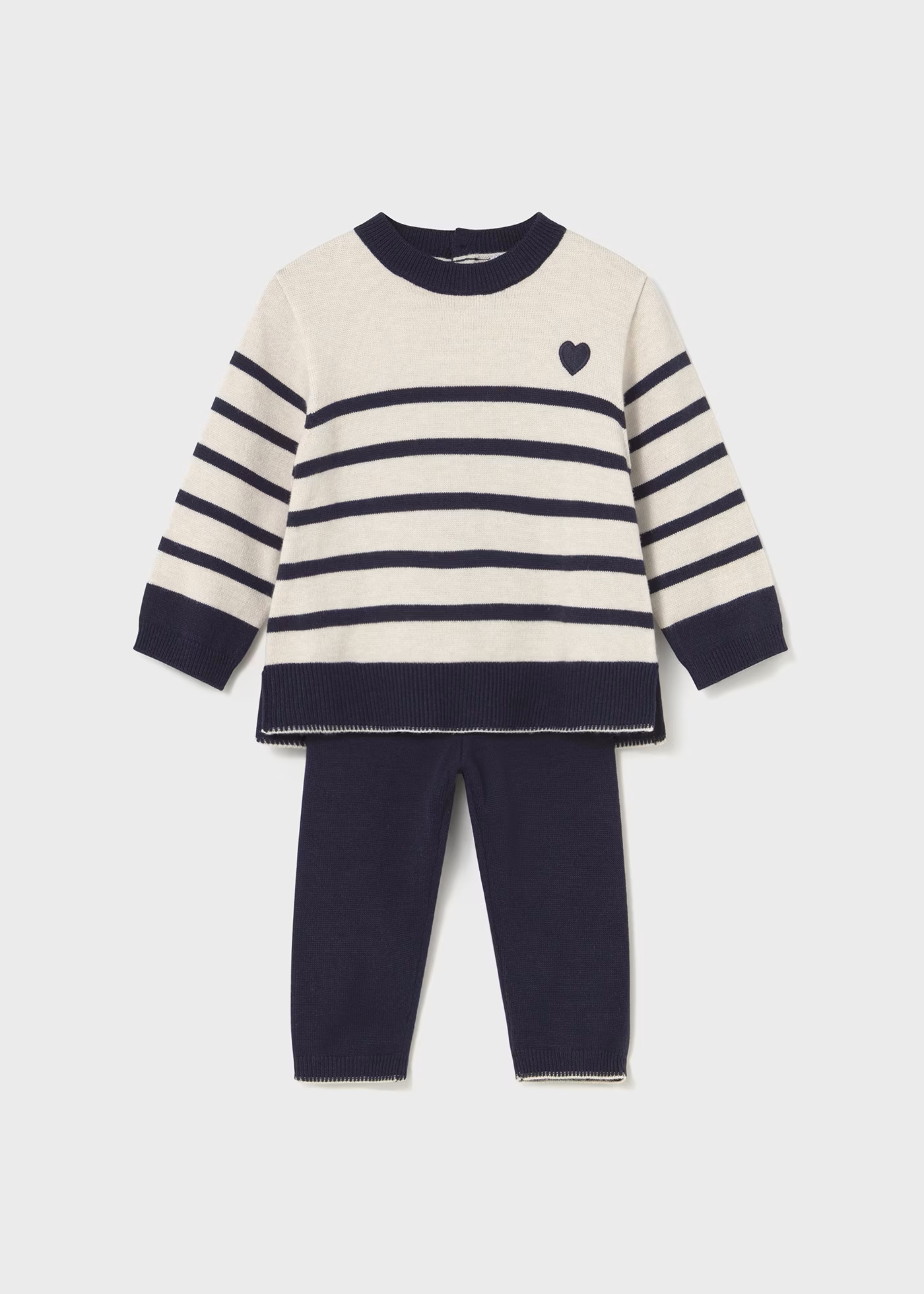 Baby Pants and Sweater Set - Navy