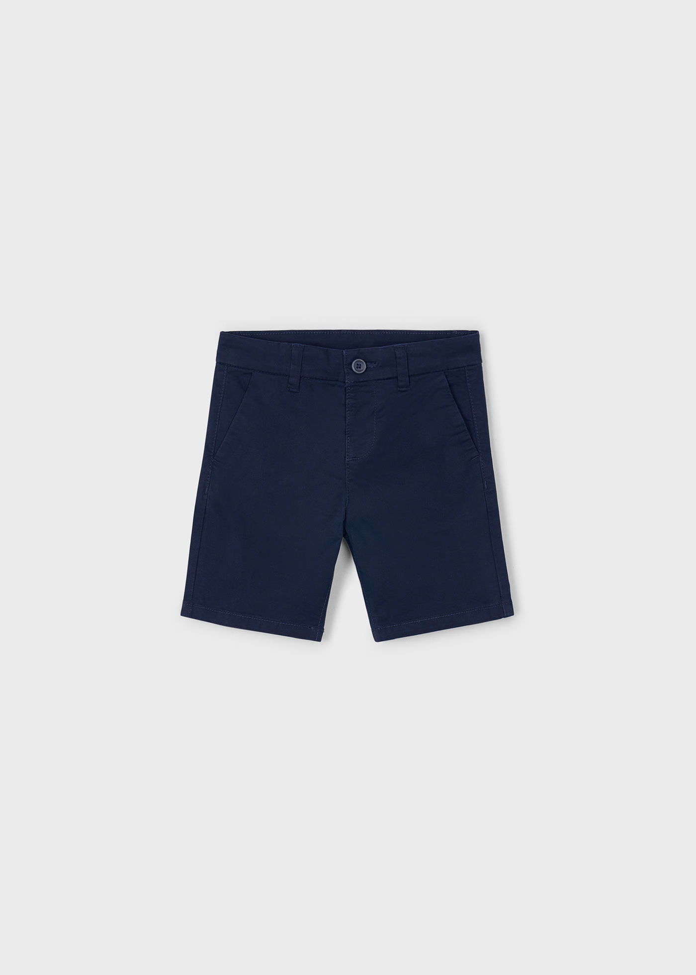 Boy Chino Twill Shorts - Navy
