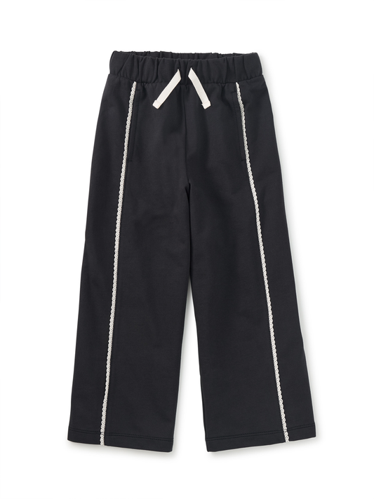 Lace Trim Track Pants