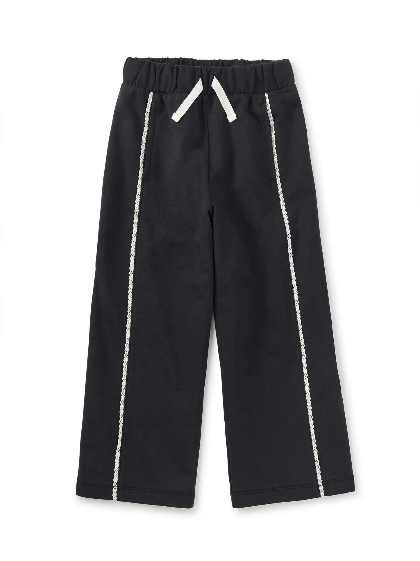 Lace Trim Track Pants