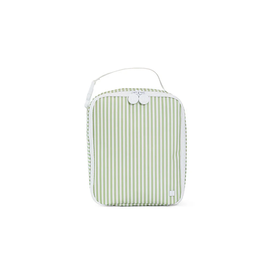 Lunch Box Insulated Lunch Bag - Pimlico Stripe Sage