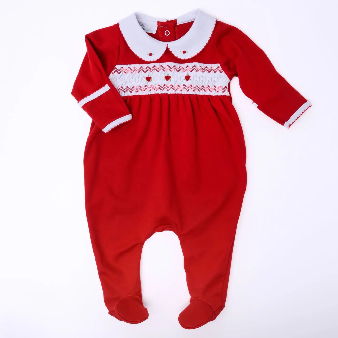 Chris and Eve's Classics Smocked Girl Footie