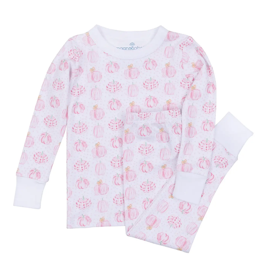 Precious Pumpkins Toddler Long Pajamas - Pink
