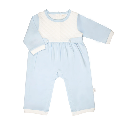 Jacquard Romper - Blue