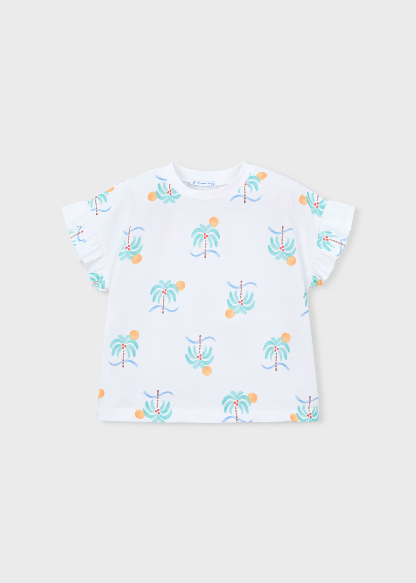 Girl Printed T-shirt - Off White Oasis