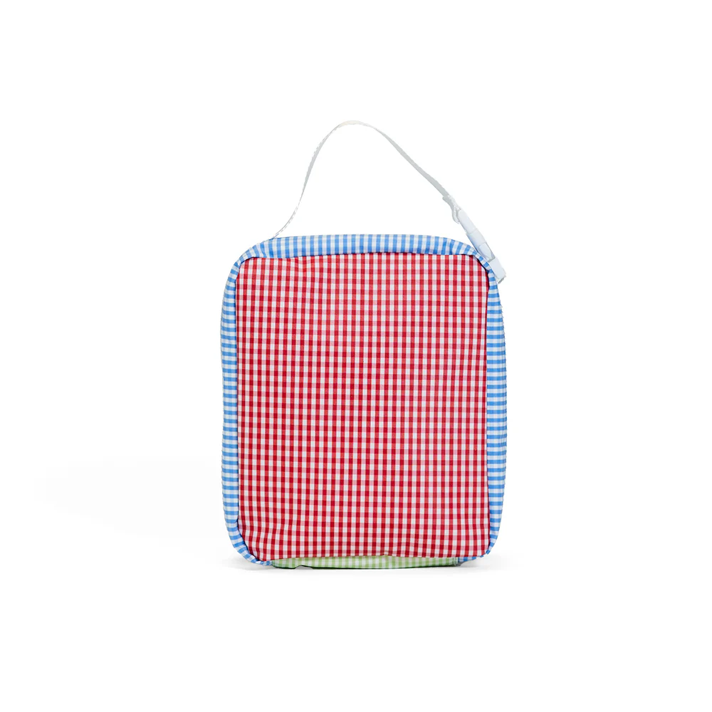Lunch Box Insulated Lunch Bag - Patch Blue
