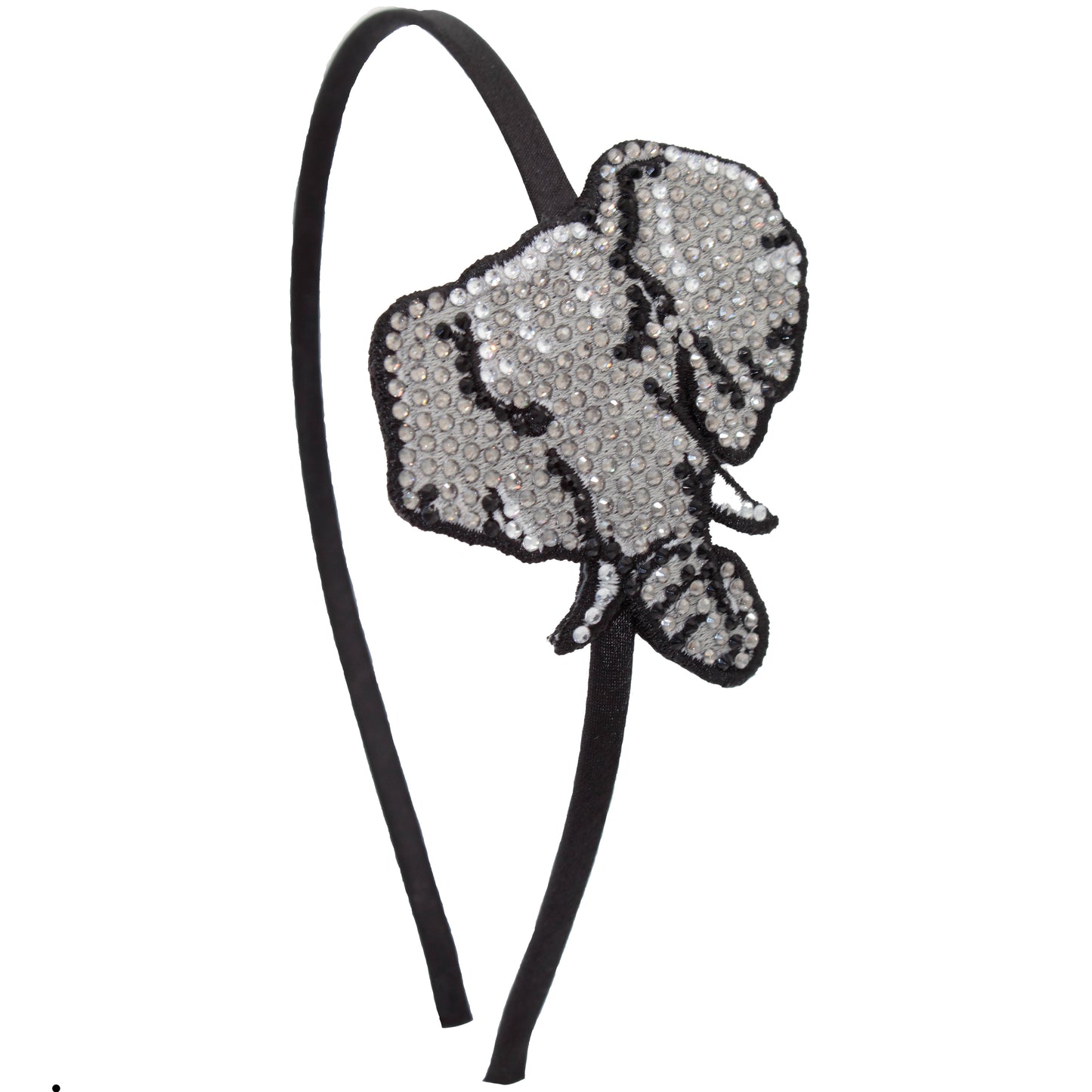 Elephant Rhinestone Patch Headband