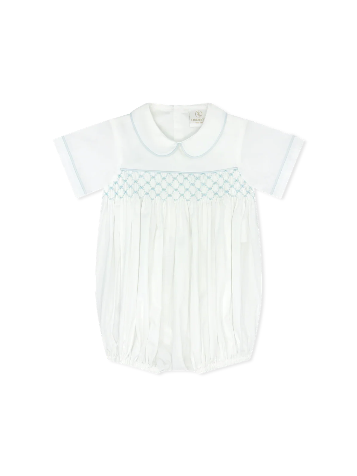 Graham Bubble - Blessings White Batiste with White Trim