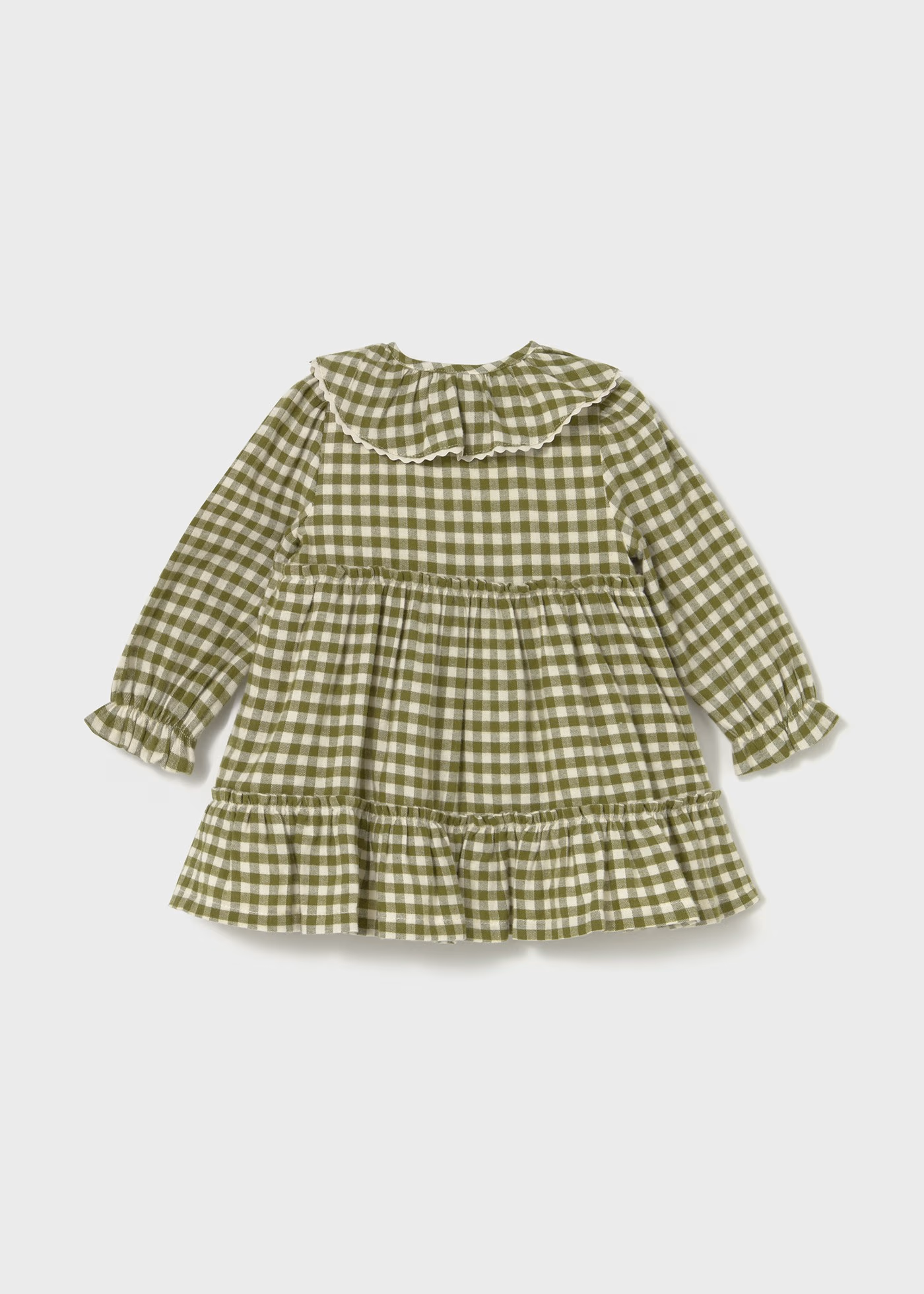 Baby Gingham Dress - Bay Leaf