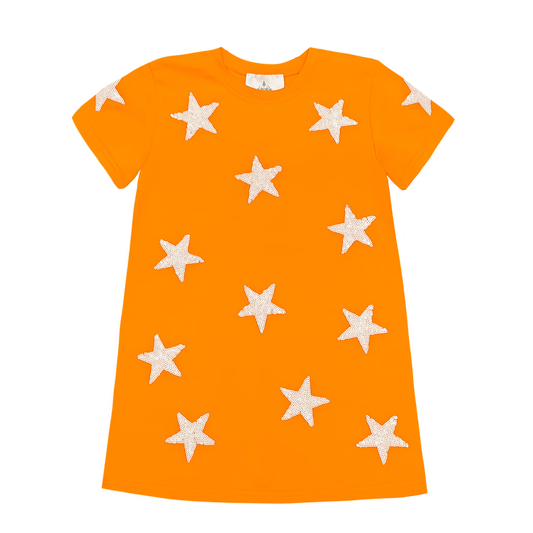 Orange Star Dress