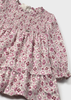 Baby Ruffled Velvet Dress - Quartz