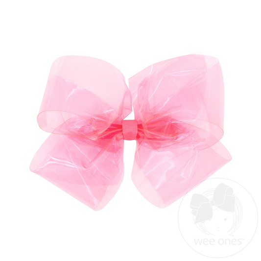 King WeeSplash Colored Swim Bow - Coral Rose