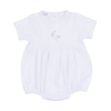 Vintage Stork Short Sleeve Bubble - White