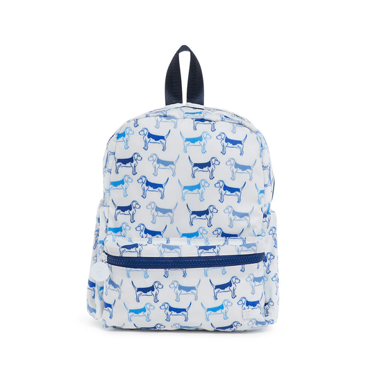 Mini Backpacker - Puppy Love Blue
