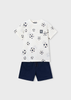 Boy Shorts and Printed T-shirt Set