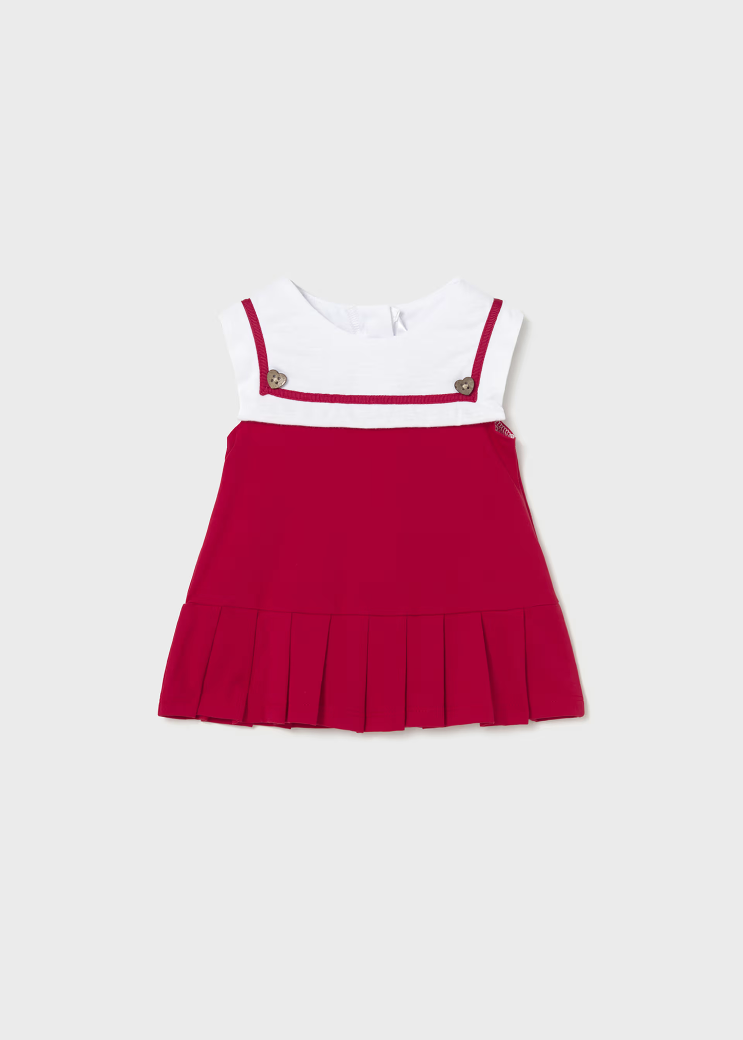 Newborn Girl Knit Dress - Red