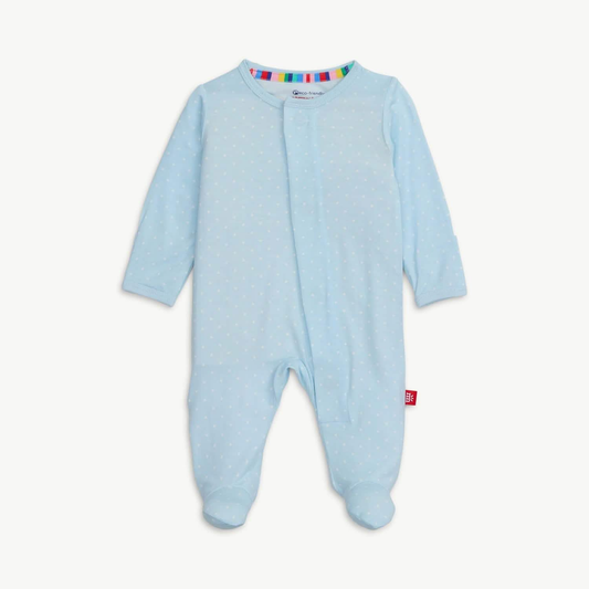 Pin Dot Blue Modal Magnetic Parent Favorite Footie