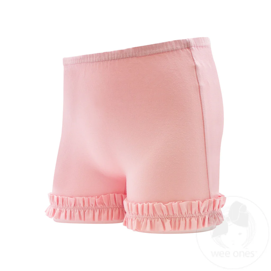 Wee-Ones Wundershorts™ Ruffle Shorts in Light Pink