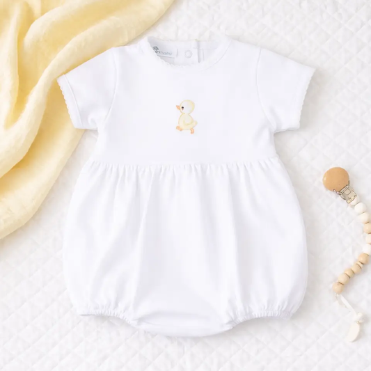 Downy Ducklings Embroidered Bubble