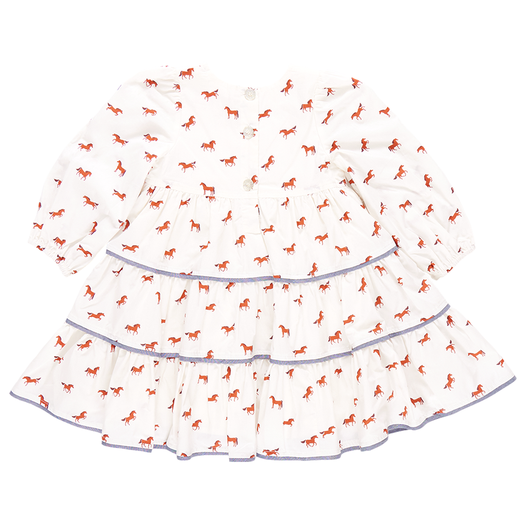 Girls' Julia Dress-Tiny Horses