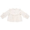 Girls' Lace Mira Top-Antique White