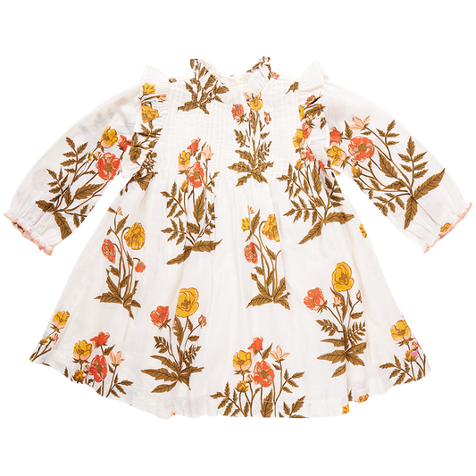 Girls' Jaipur Dress-Harvest Poppy